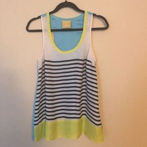 Anthropologie Maeve Persephone Strip Tank